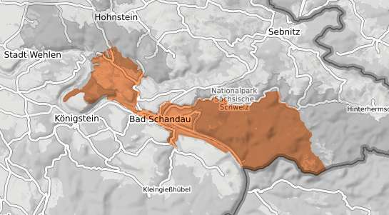 Mietspiegelkarte Bad Schandau Bad Schandau